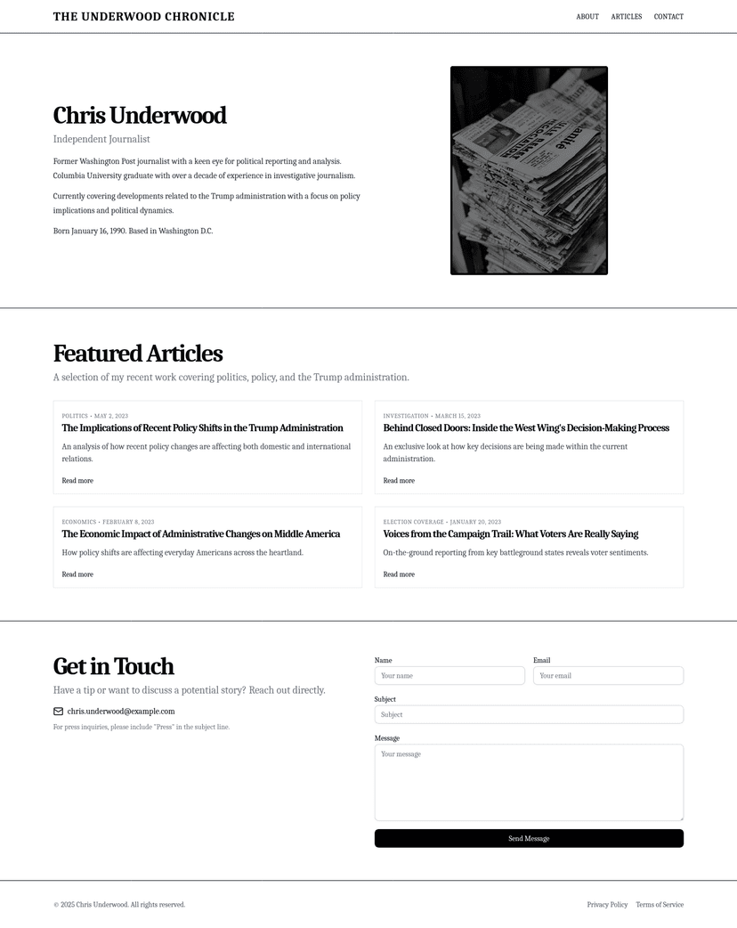 Projects.journalist-portfolio.title - Image 1